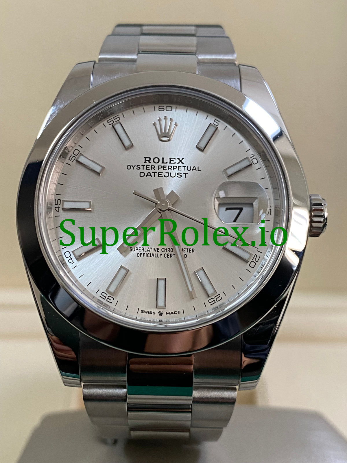 Rolex Datejust 41 Steel Silver Index Dial Ref.126300