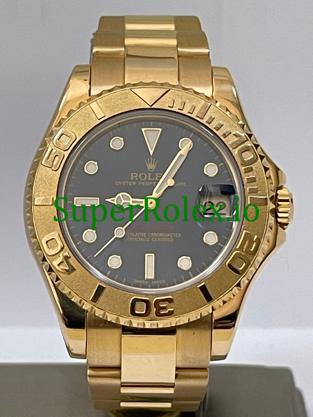 Rolex Yacht-Master 35 Yellow Gold Lady - Ref.168628
