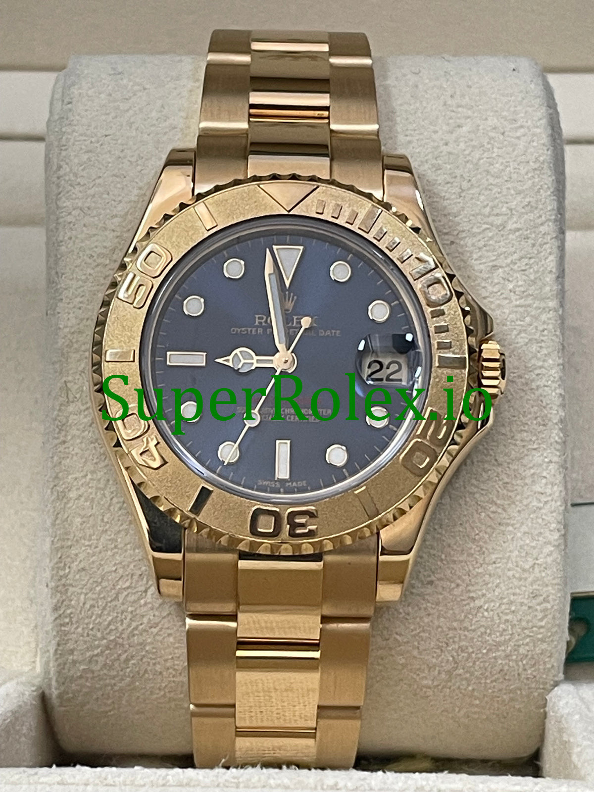 Rolex Yacht-Master 35 Yellow Gold Lady - Ref.168628