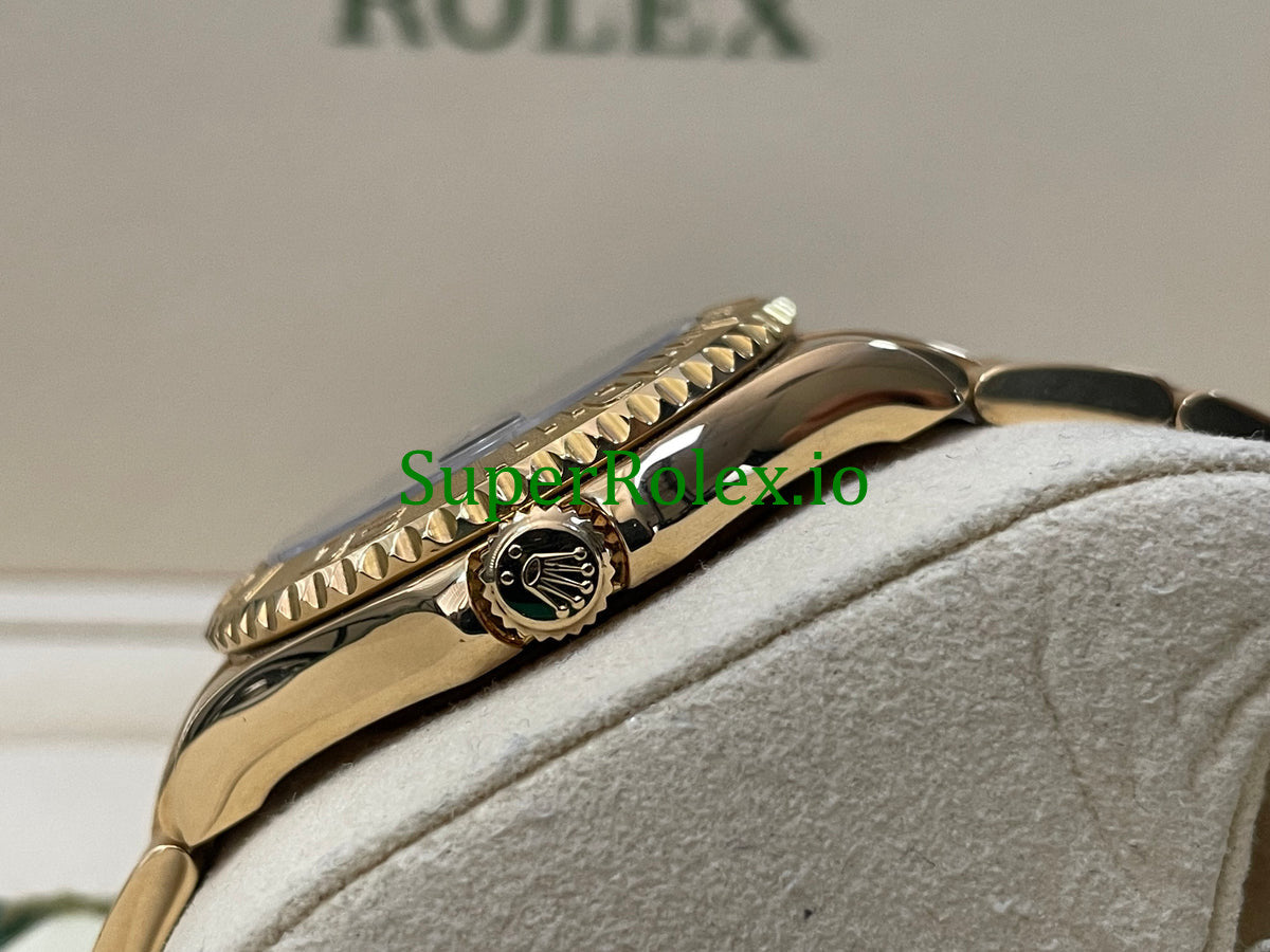 Rolex Yacht-Master 35 Yellow Gold Lady - Ref.168628