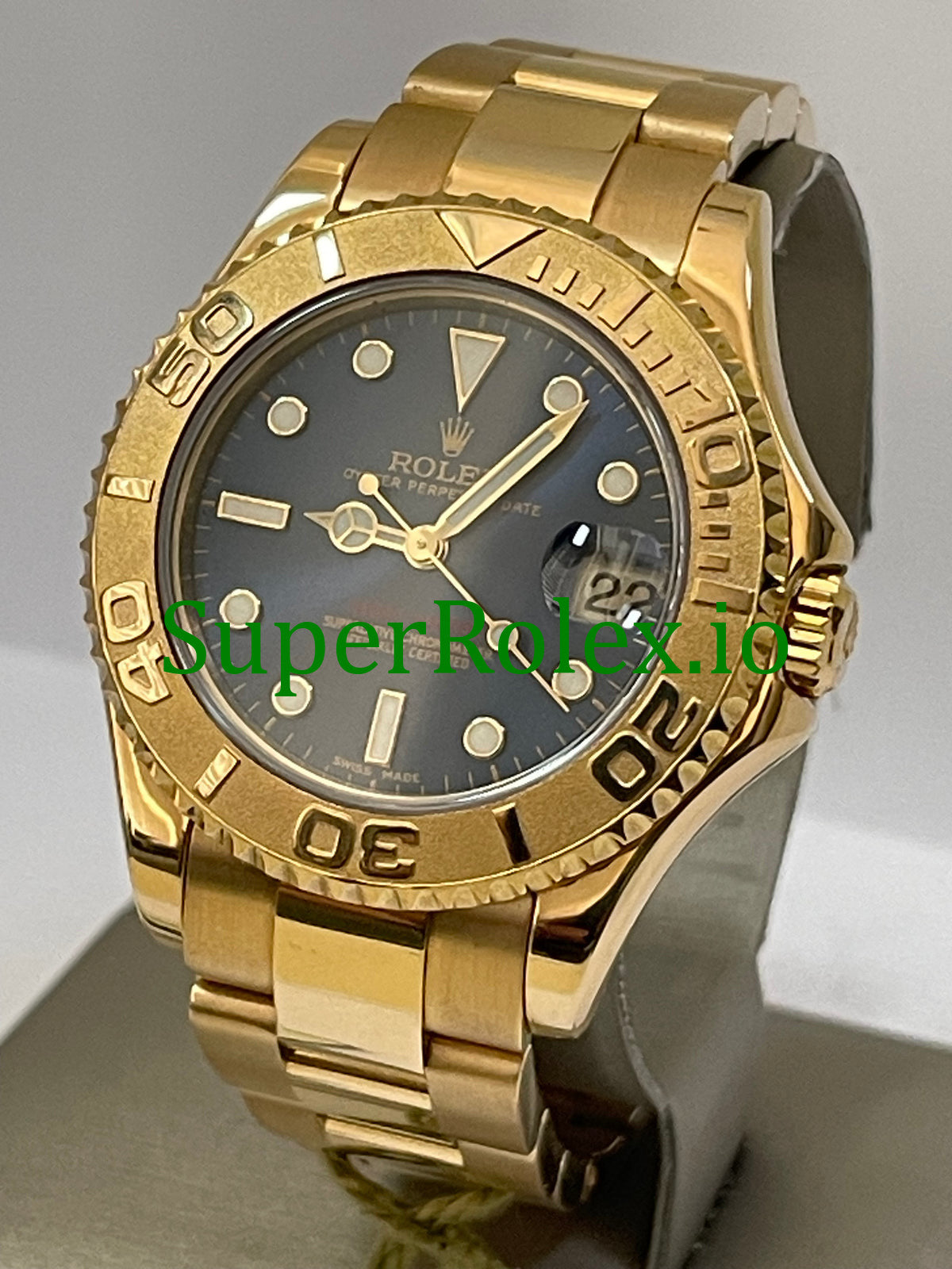 Rolex Yacht-Master 35 Yellow Gold Lady - Ref.168628