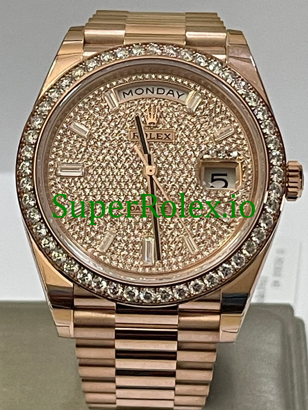 Rolex Day-Date 40MM Ref.228345RBR - Diamond Paved Dial