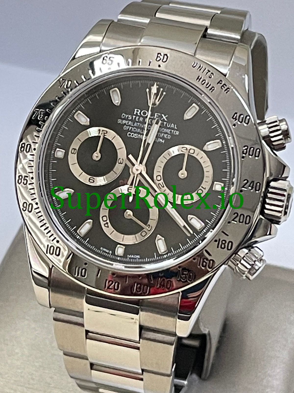 Rolex Cosmograph Daytona 40 Steel Black Index Dial Ref.116520