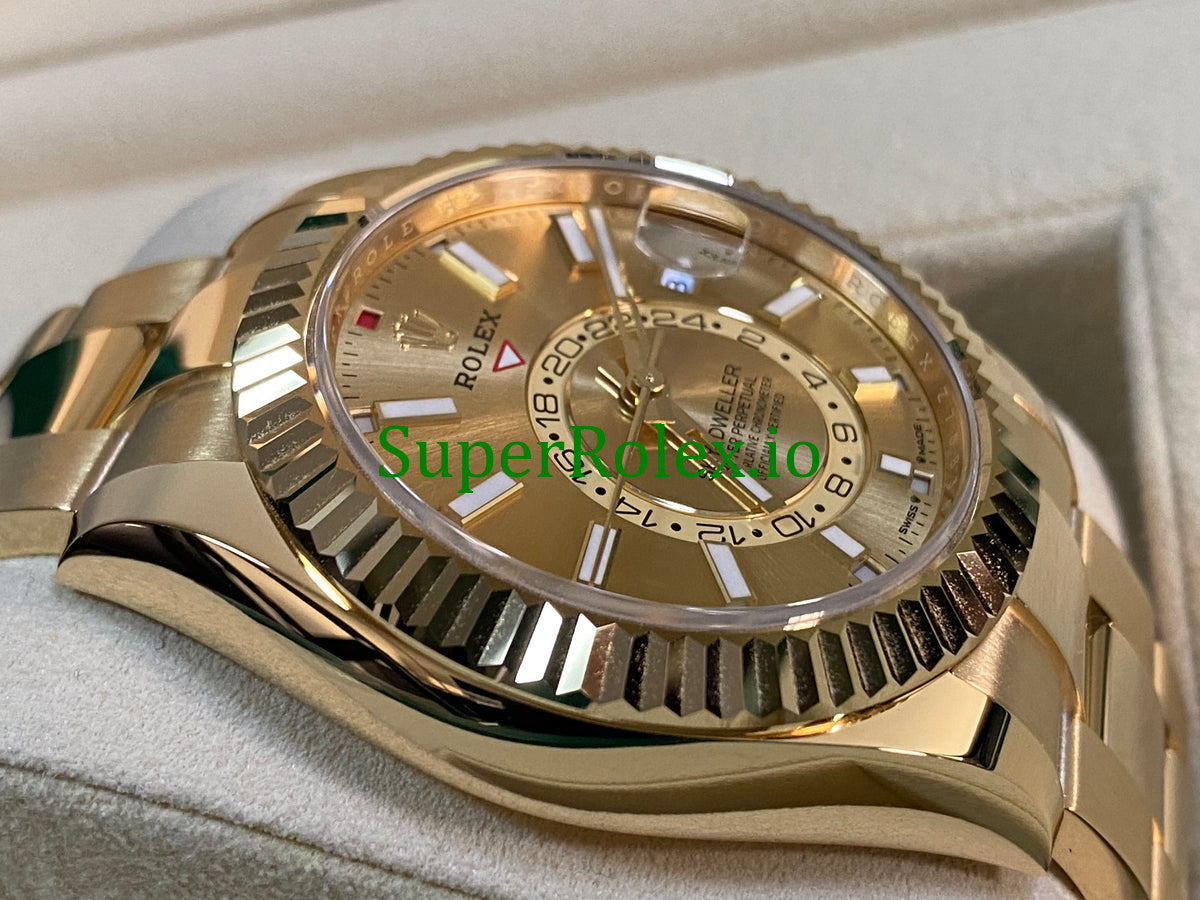 Rolex Sky-Dweller Yellow Gold Ref.336938 - Oyster Bracelet
