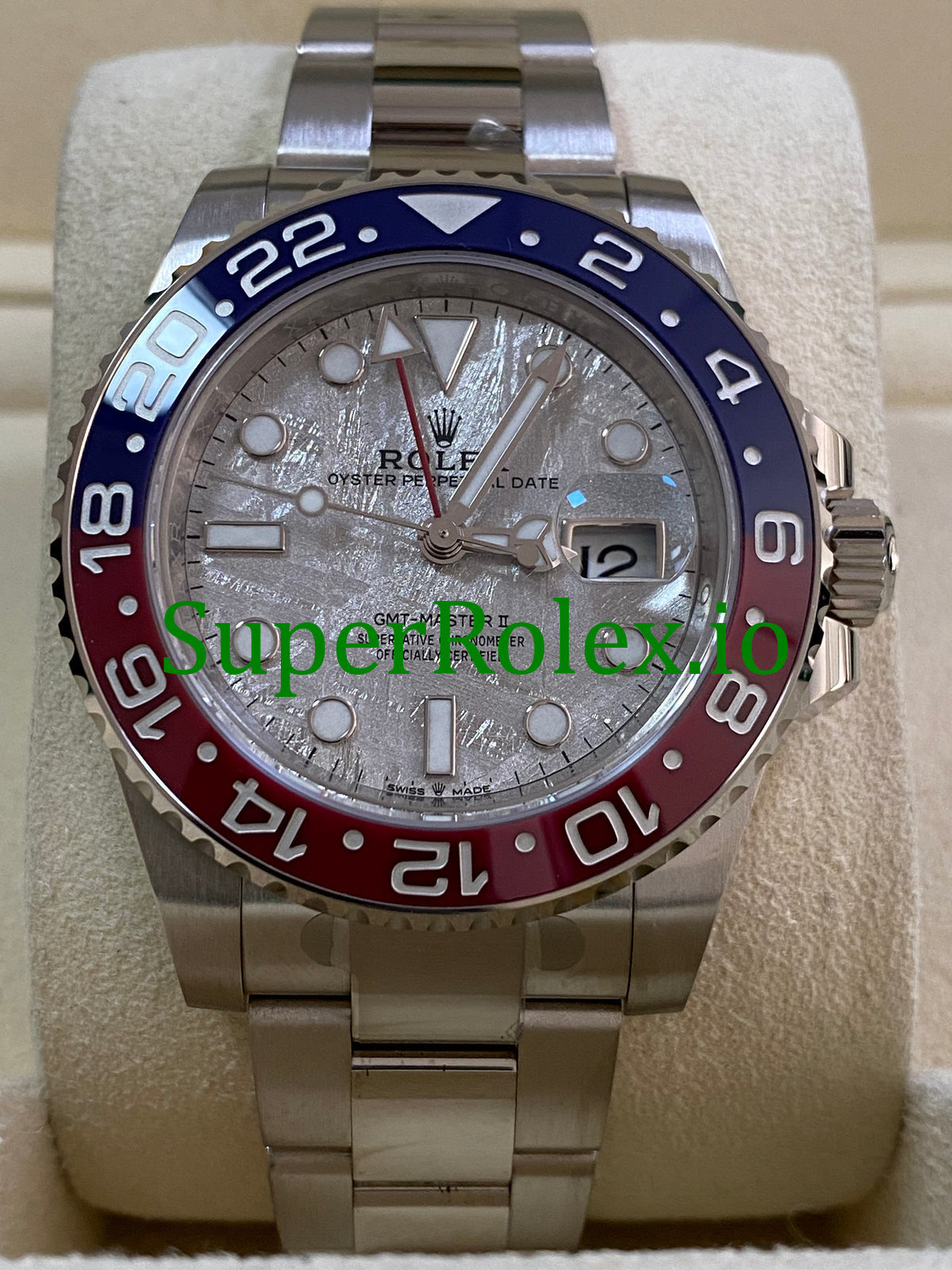 Rolex GMT-Master II 40mm White Gold Ref.126719BLRO