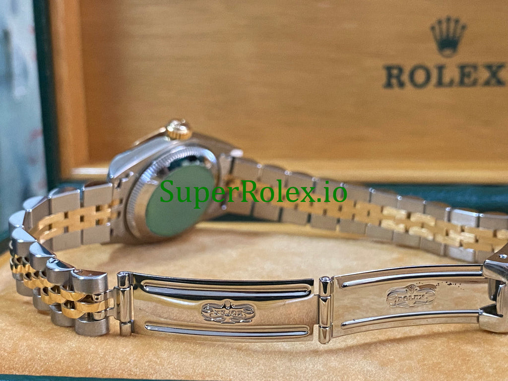 Rolex Lady-Datejust 26MM Two Tone Silver Roman Dial Ref.69173