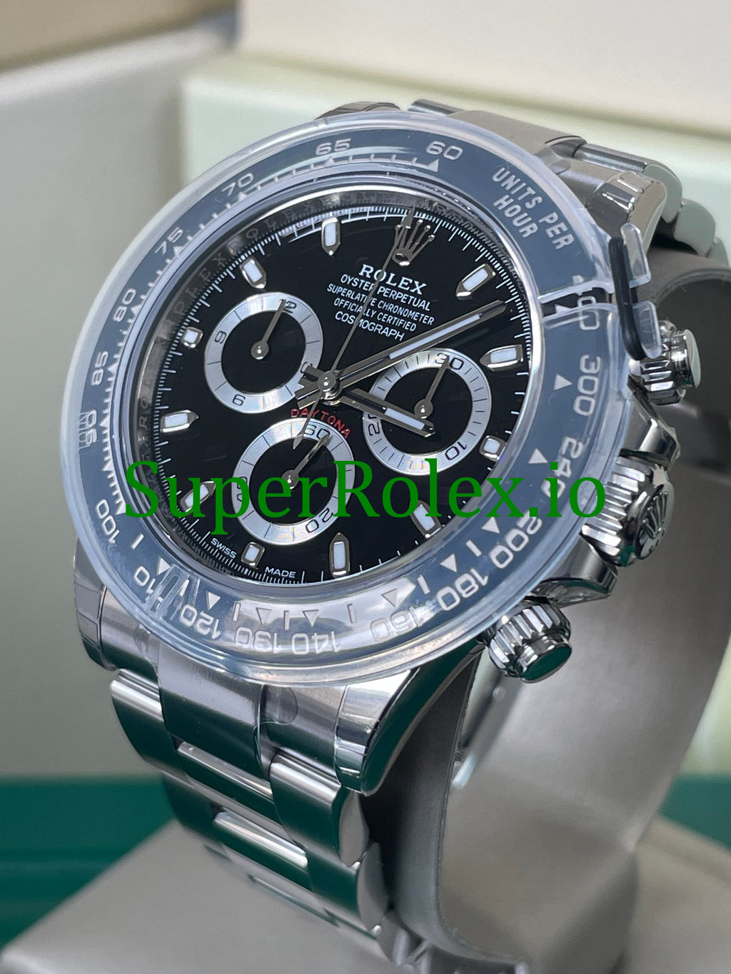 Rolex Cosmograph Daytona 40 Steel Black Index Dial Ref.116500LN