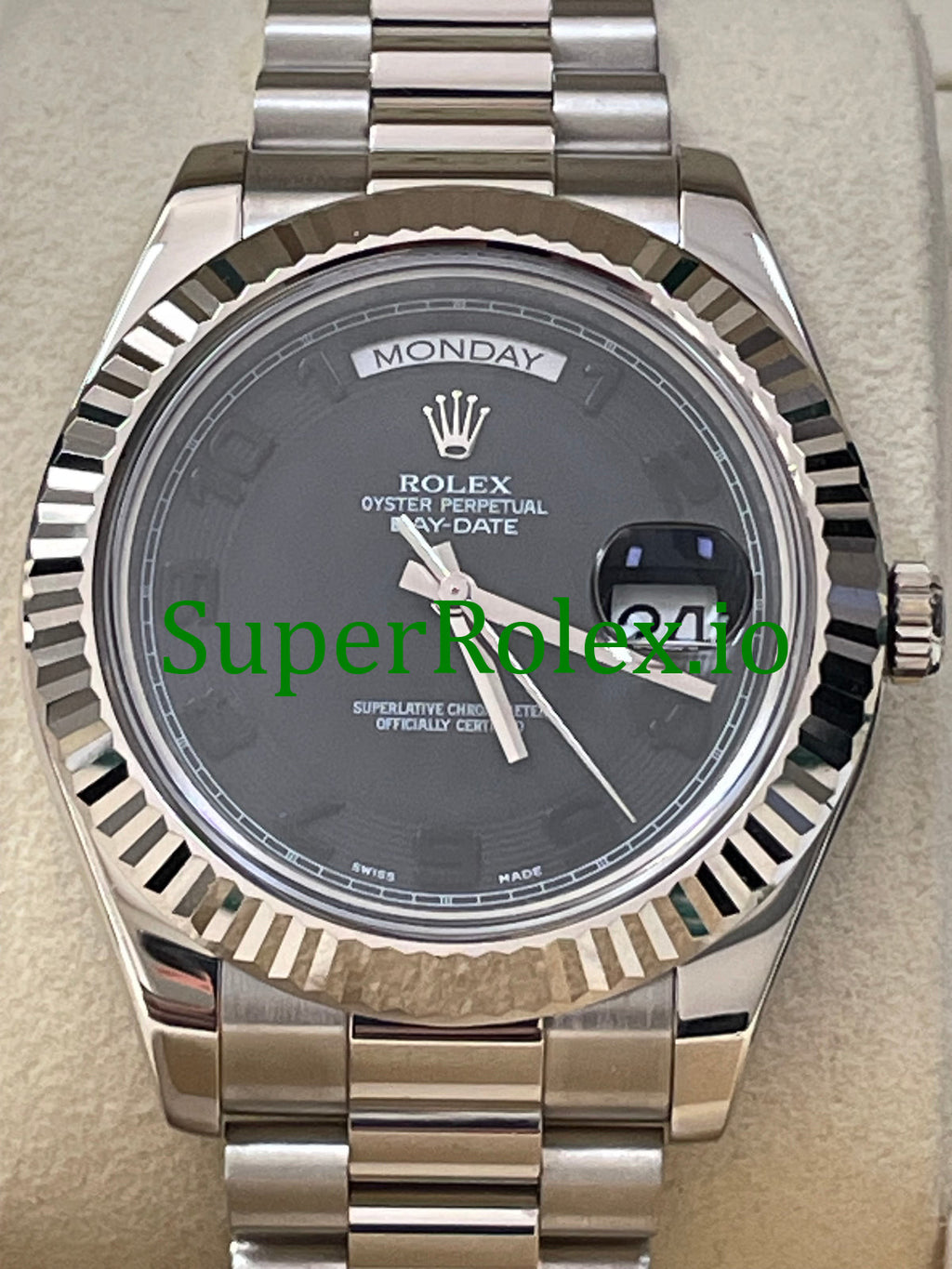 Rolex Day-Date II 40MM White Gold Ref.218239