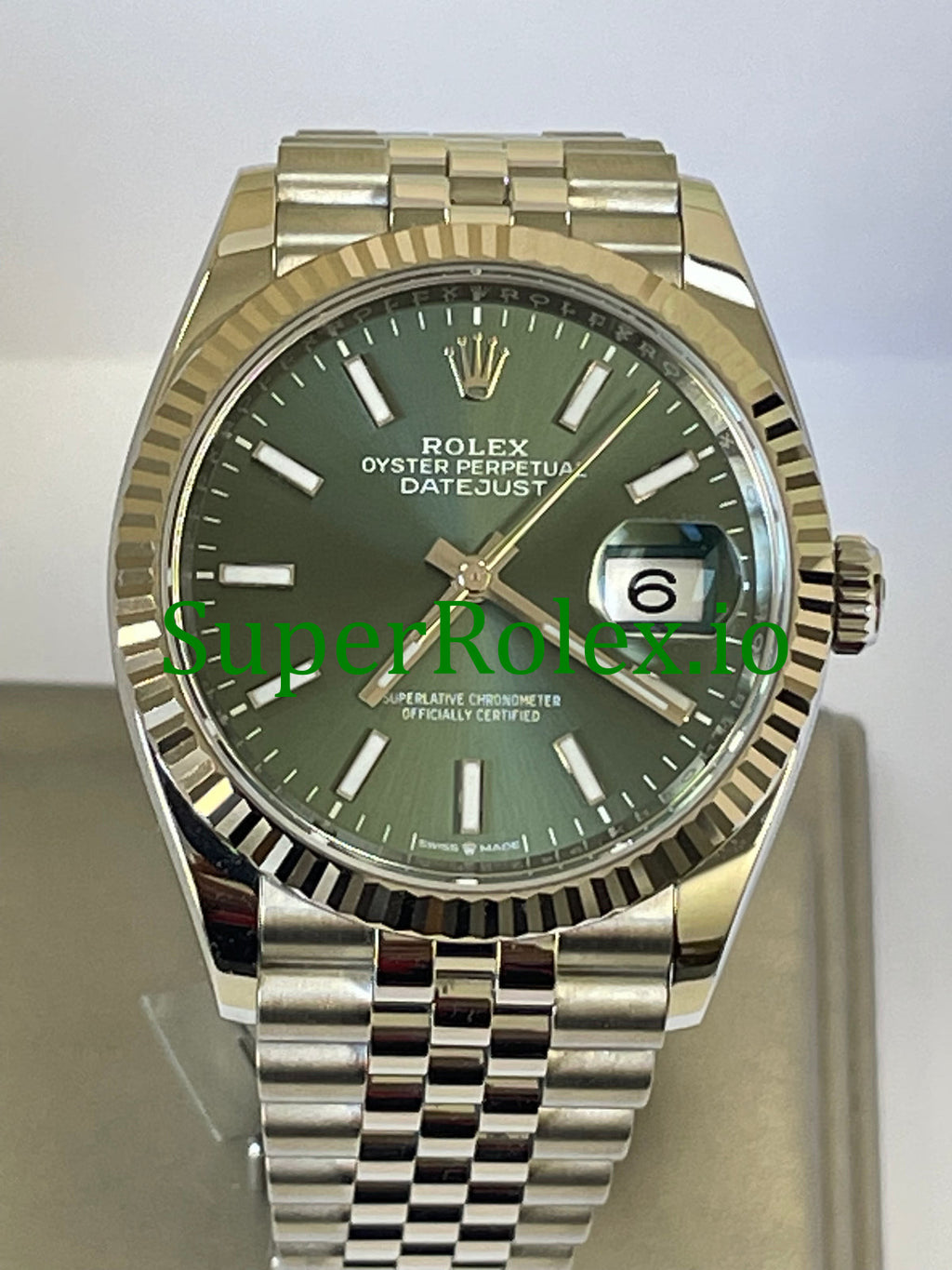 Rolex Datejust 36 Steel Mint Green Dial Ref.126234