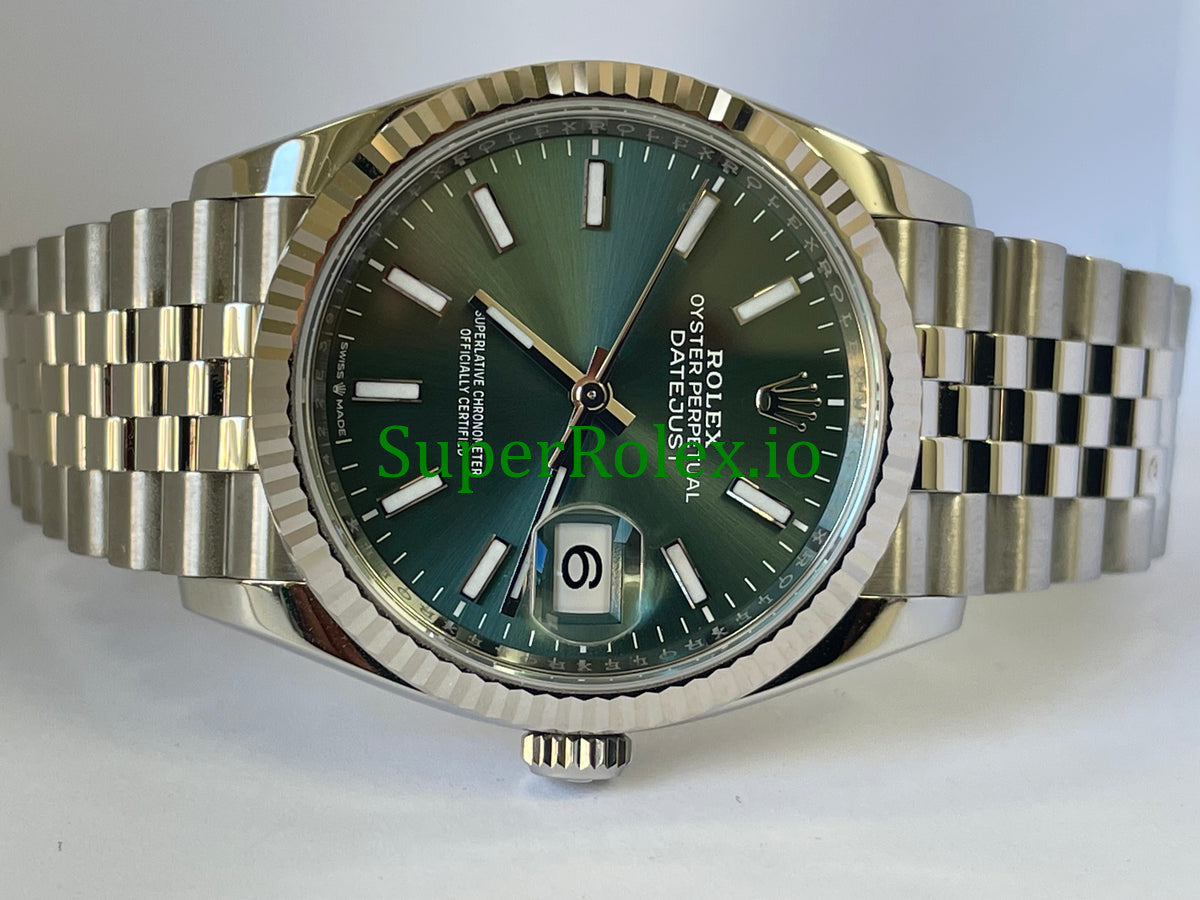 Rolex Datejust 36 Steel Mint Green Dial Ref.126234
