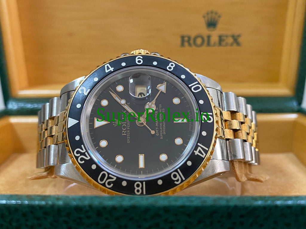 Rolex GMT-Master II Steel and Yellow Gold Ref.16713 - Black Dial