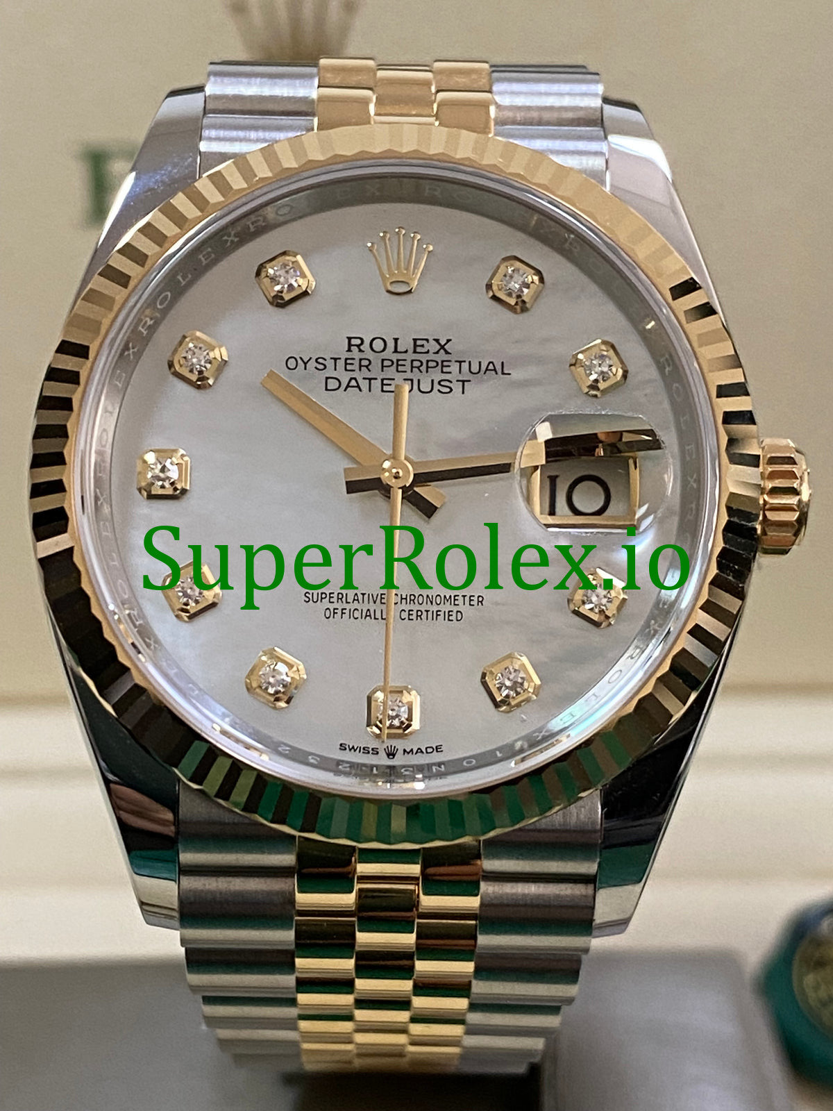 Rolex Datejust 36 Steel and Yellow Gold Ref.126233