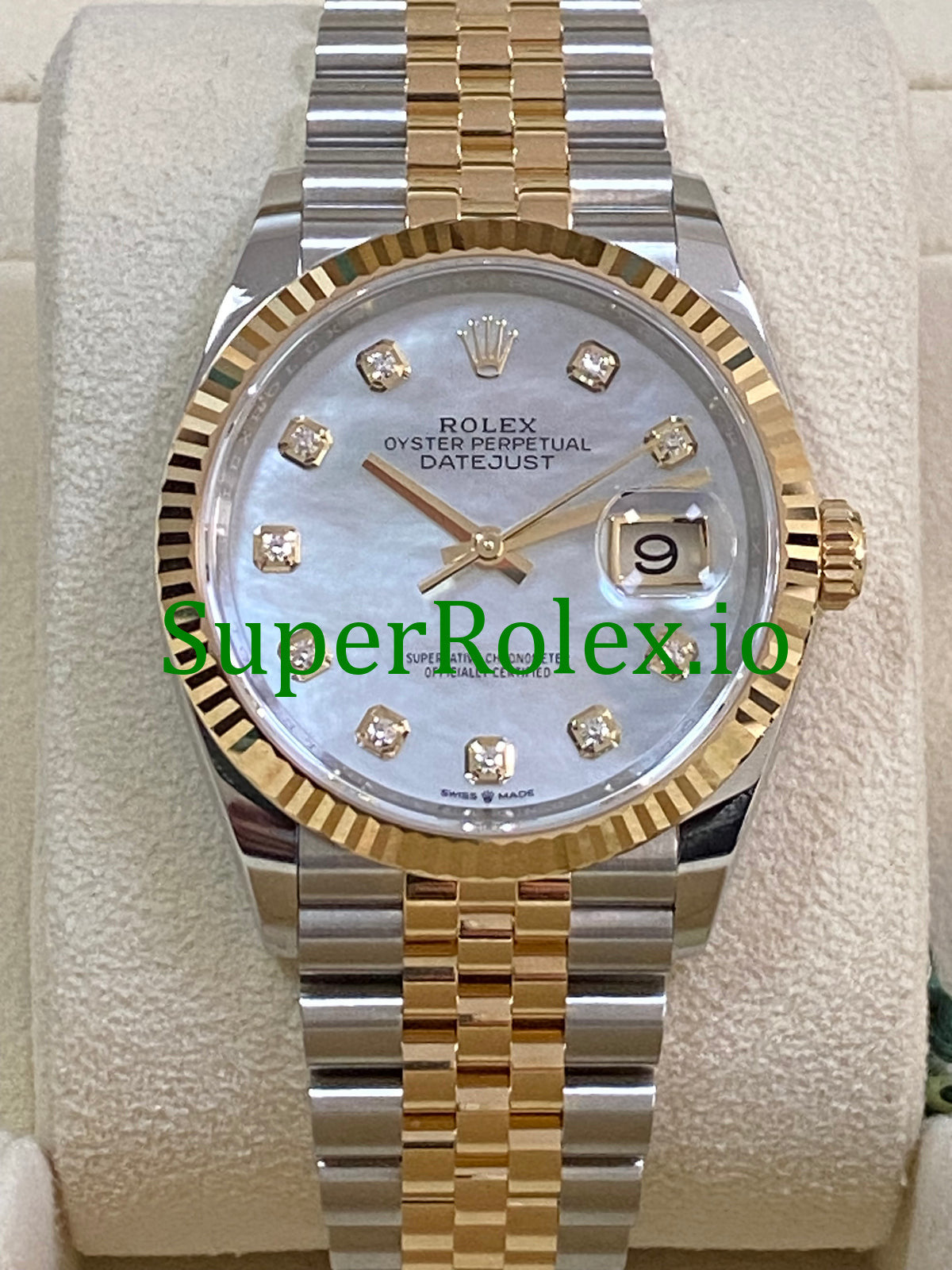 Rolex Datejust 36 Steel and Yellow Gold Ref.126233