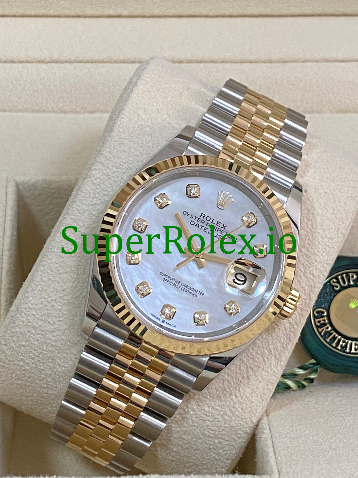 Rolex Datejust 36 Steel and Yellow Gold Ref.126233