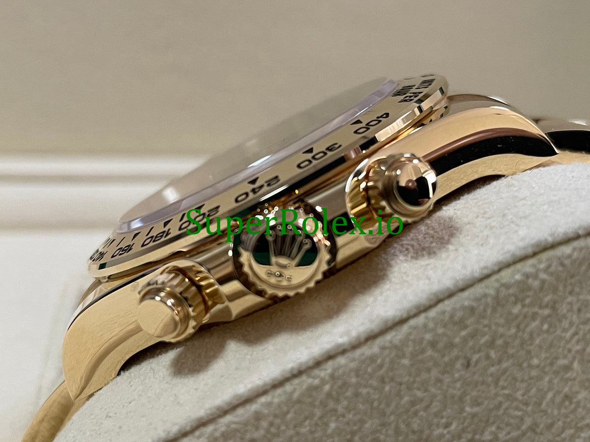 Rolex Cosmograph Daytona 40 Yellow Gold Black Diamond Dial Ref.126508