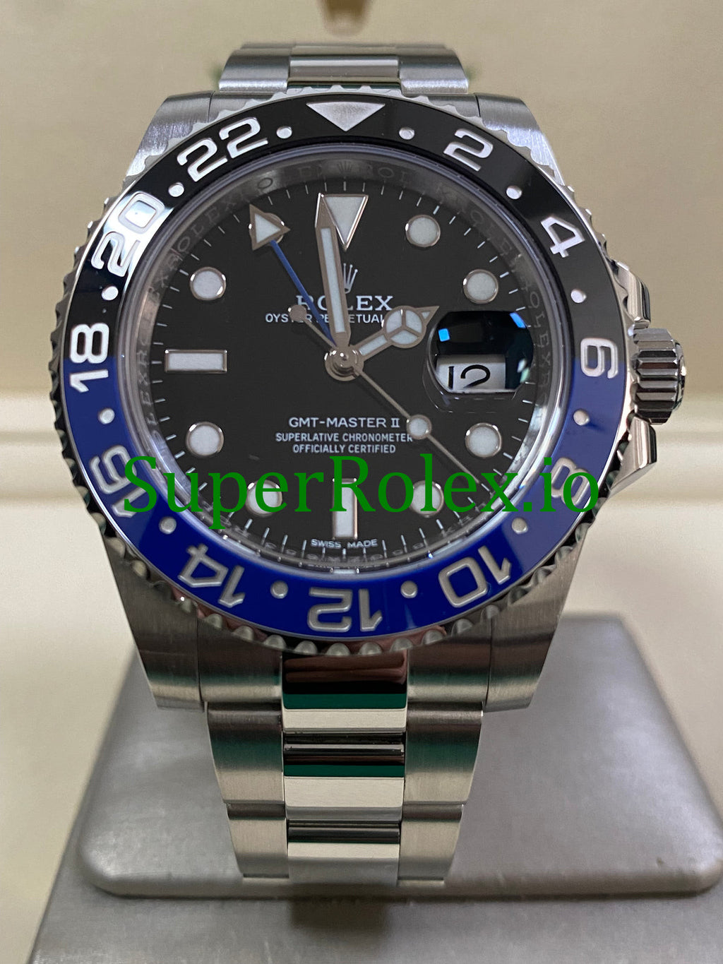 Rolex GMT-Master II 40mm Steel Oyster Ref.116710BLNR - Black Dial