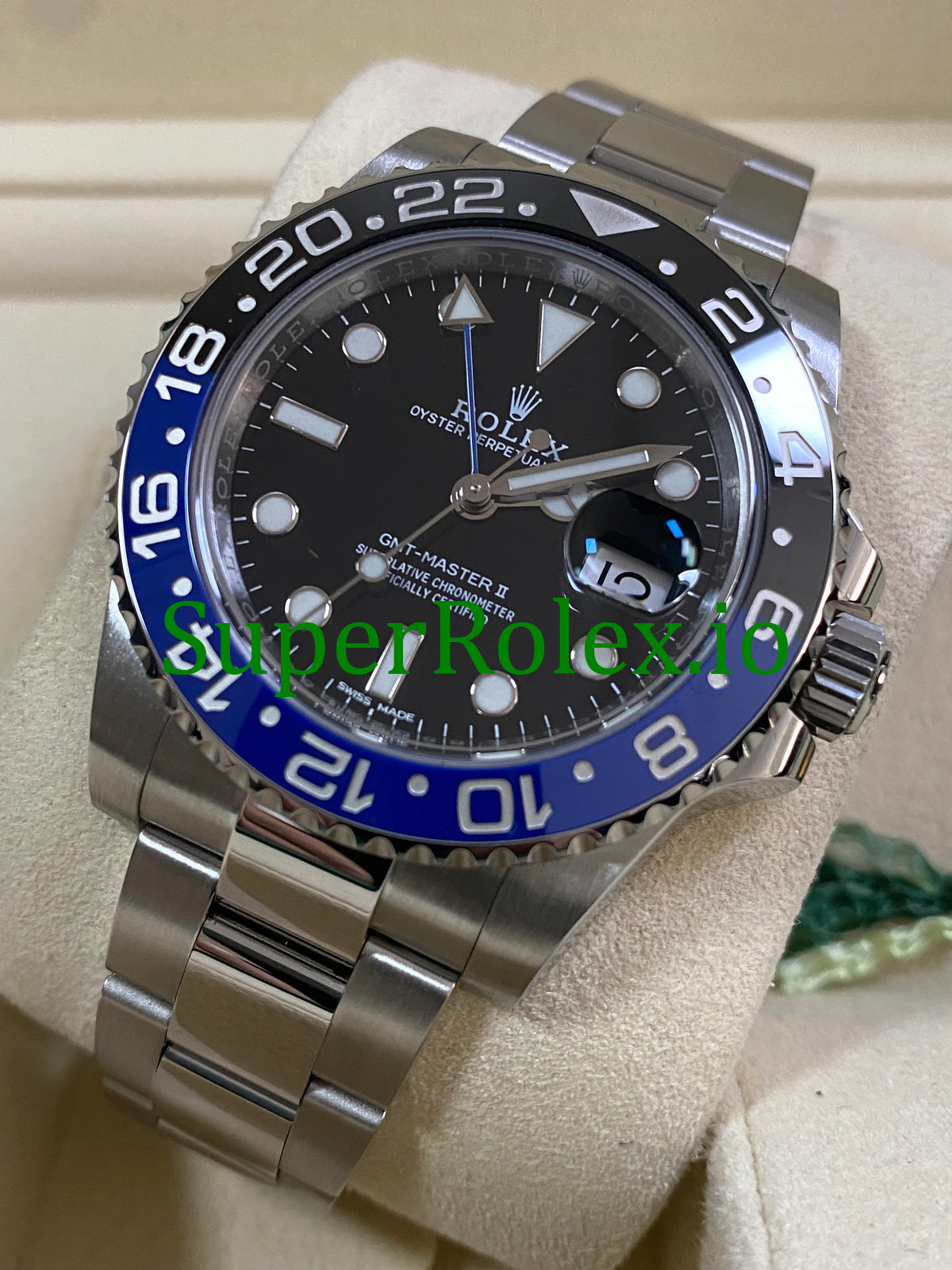 Rolex GMT-Master II 40mm Steel Oyster Ref.116710BLNR - Black Dial