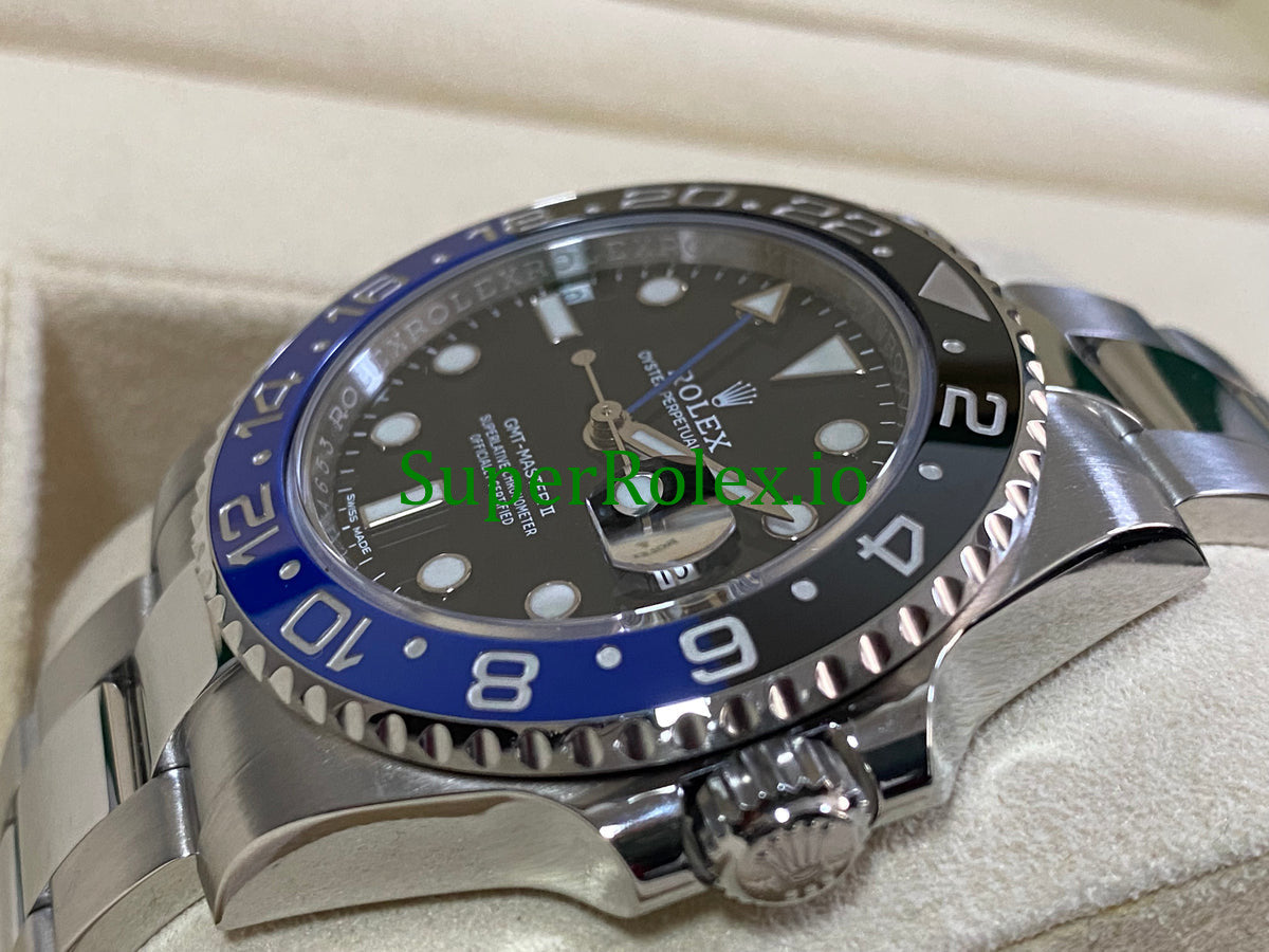 Rolex GMT-Master II 40mm Steel Oyster Ref.116710BLNR - Black Dial