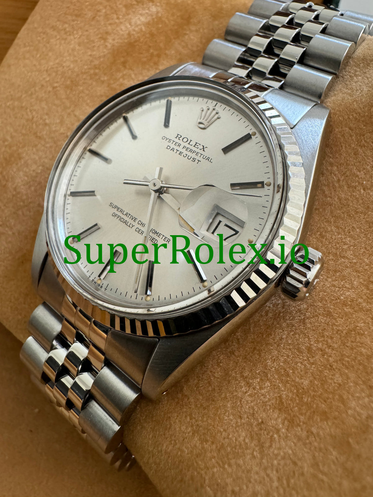 Rolex Datejust 36 Steel Silver Index Dial Ref.16014