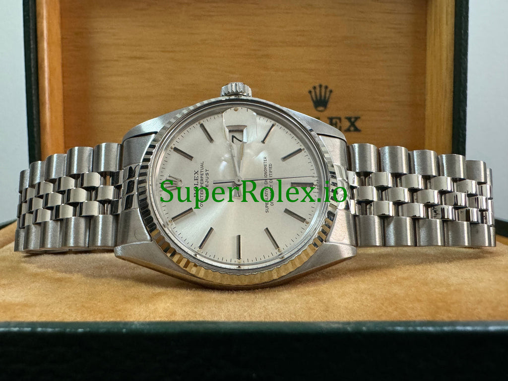 Rolex Datejust 36 Steel Silver Index Dial Ref.16014