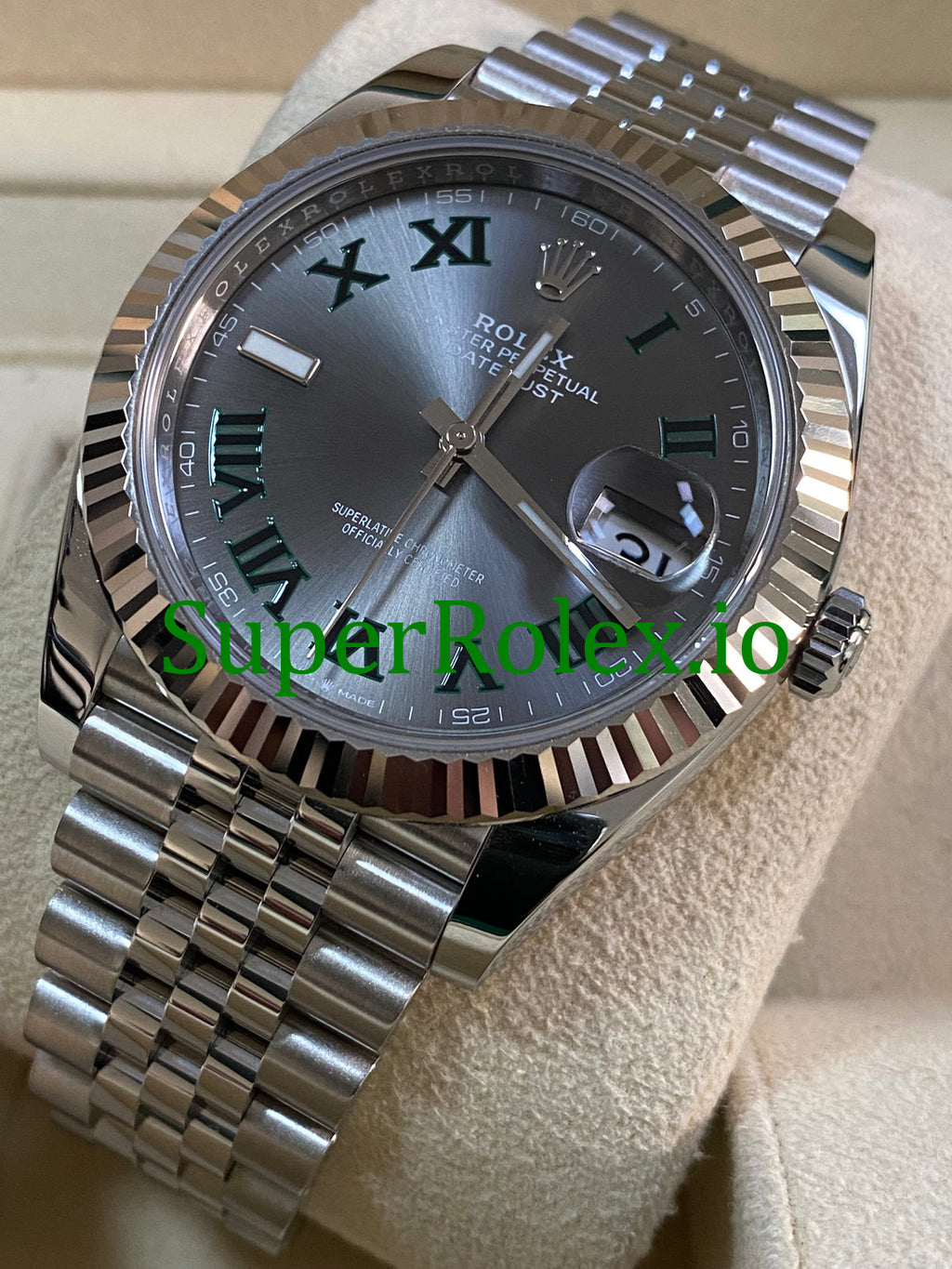 Rolex Datejust 41 Steel and White Gold Ref.126334
