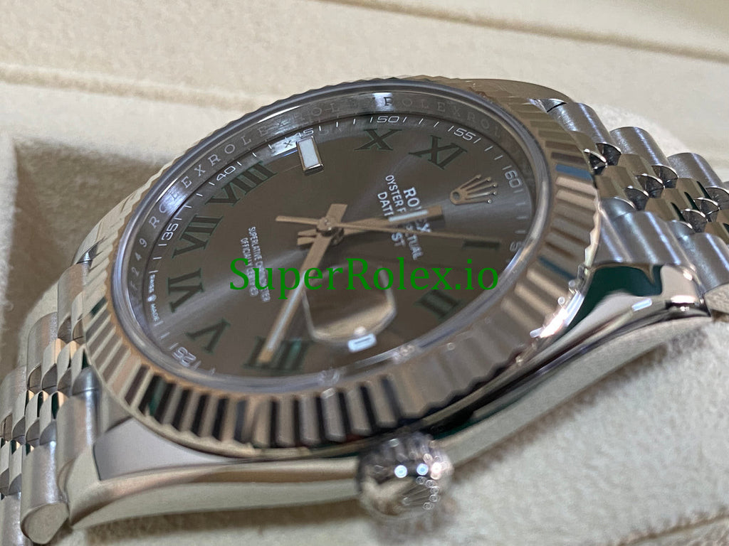 Rolex Datejust 41 Steel and White Gold Ref.126334