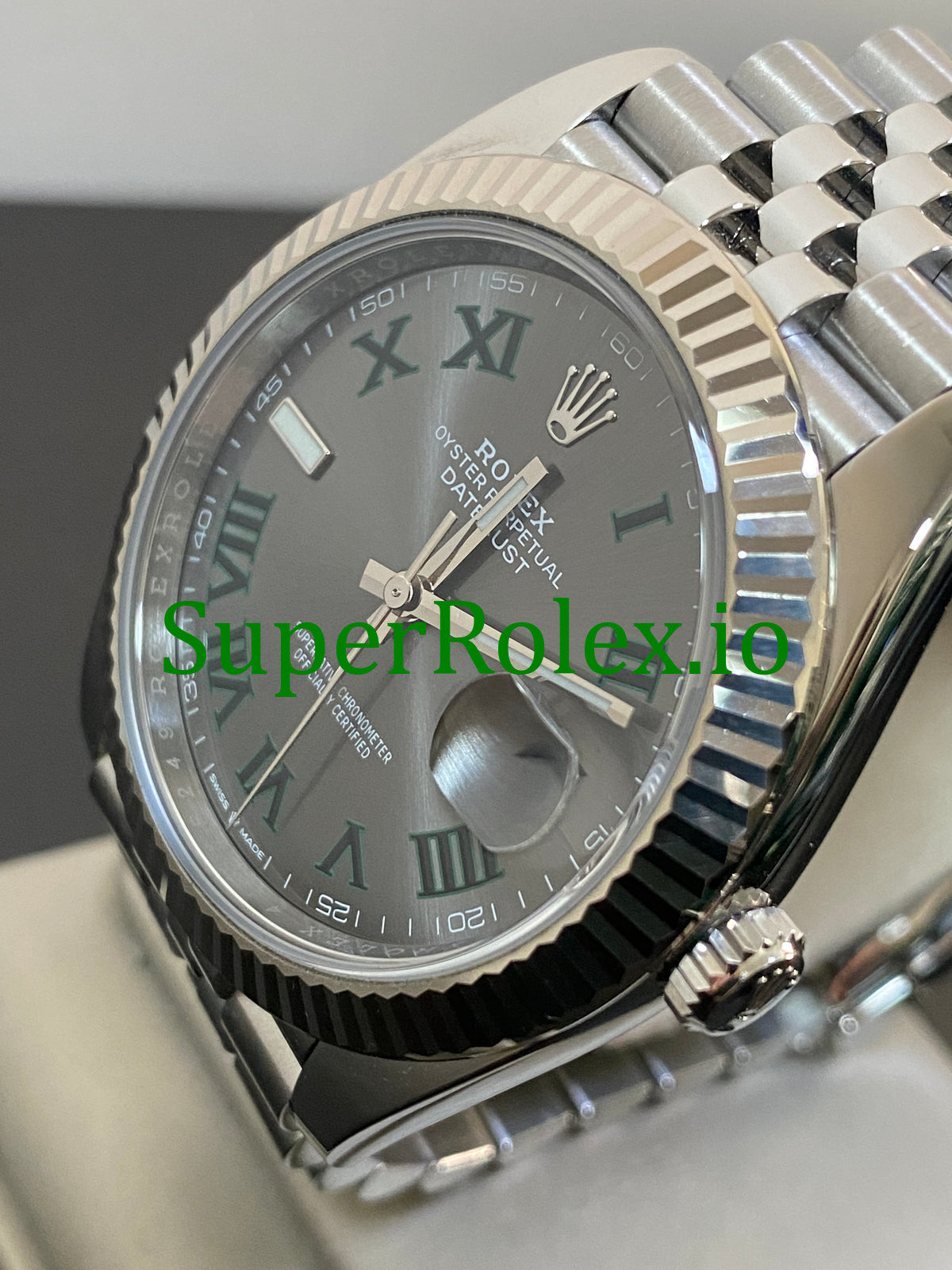 Rolex Datejust 41 Steel and White Gold Ref.126334
