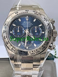 Rolex Cosmograph Daytona 40 White Gold Blue Index Dial Ref.116509