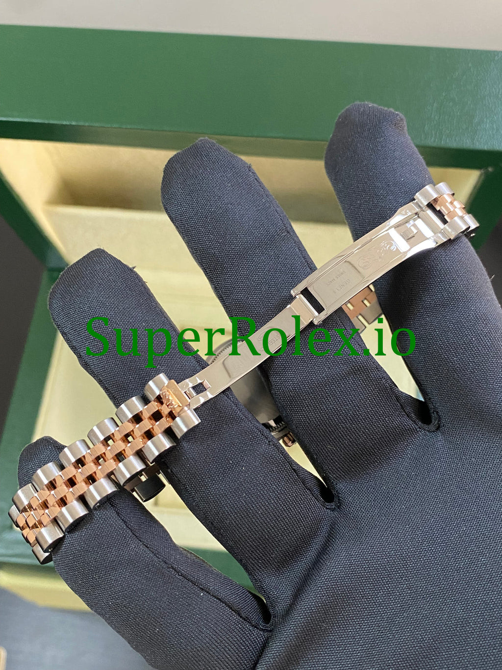 Rolex Lady-Datejust 26 Everose Gold and Steel Pink Roman Dial Ref.179171