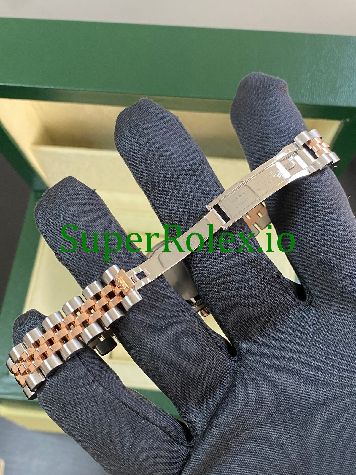 Rolex Lady-Datejust 26 Everose Gold and Steel Pink Roman Dial Ref.179171