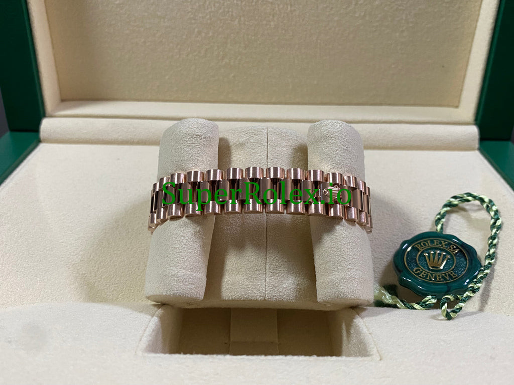 Rolex Lady-Datejust 26 Everose Gold Pearl Diamond Dial Ref.179175