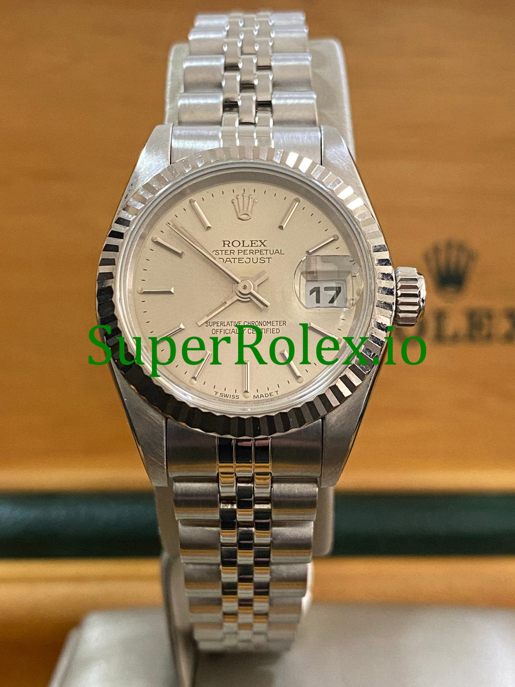 Rolex Lady-Datejust 26MM Steel Silver Index Dial Ref.69174
