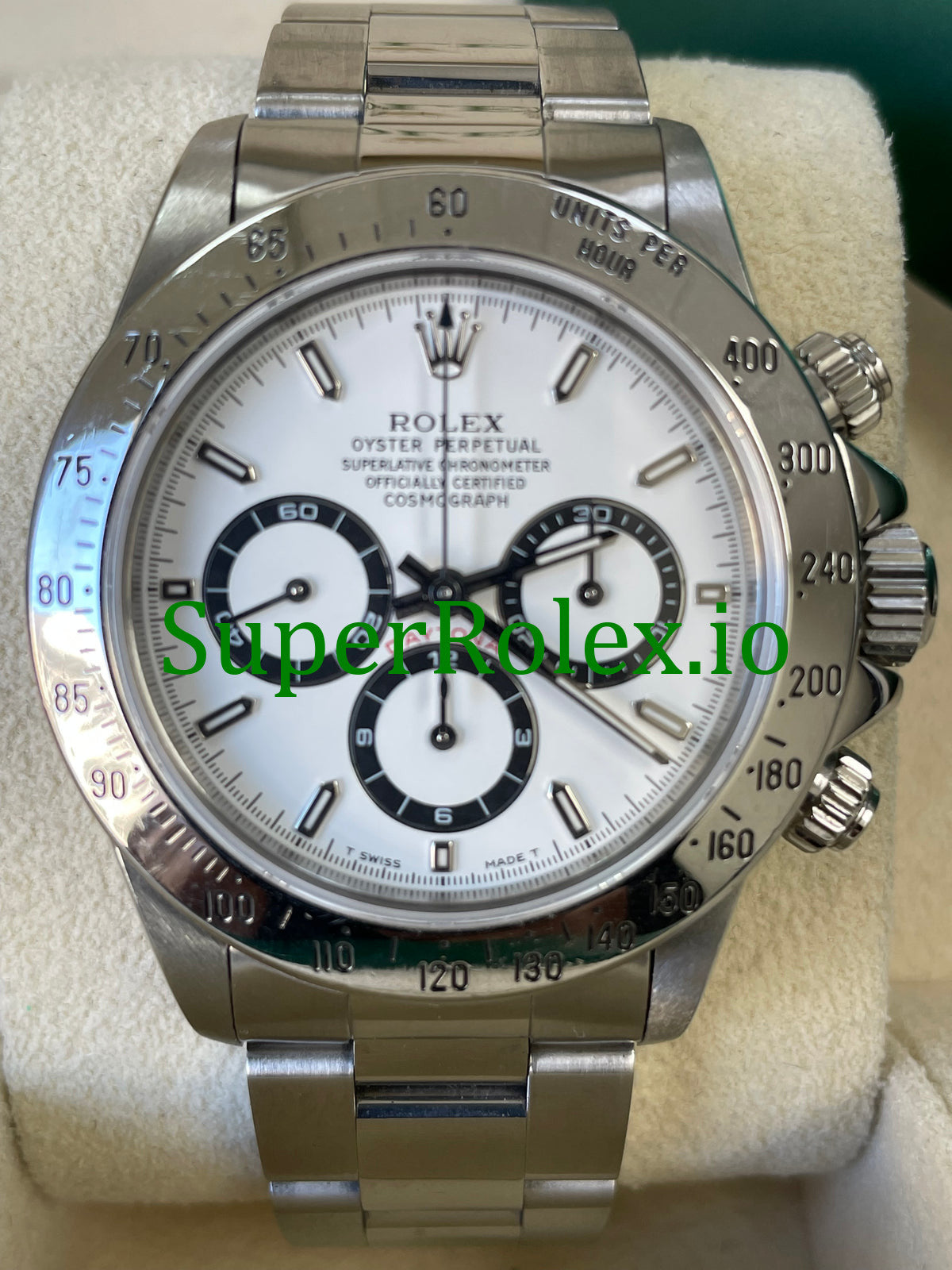 Rolex Cosmograph Daytona 40MM Zenith White Ref.16520