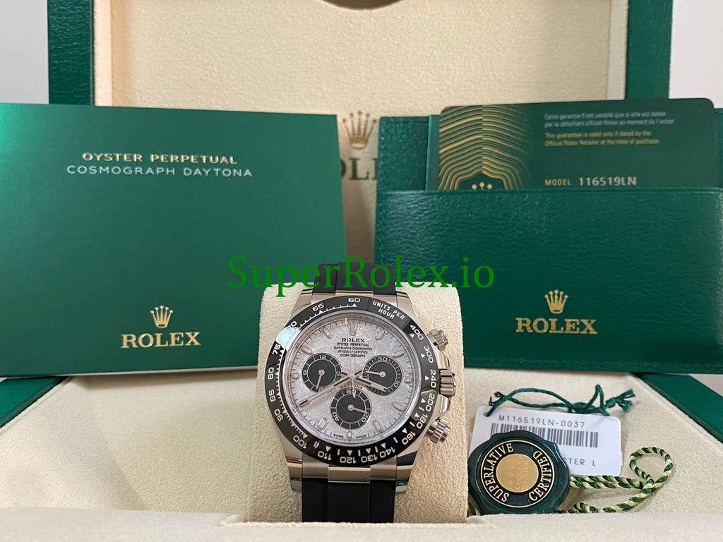 Rolex Cosmograph Daytona 40 White Gold Meteorite Dial Ref.116519LN