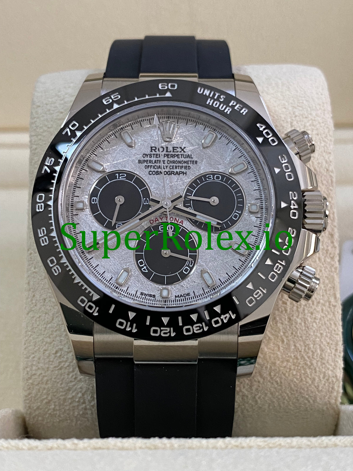 Rolex Cosmograph Daytona 40 White Gold Meteorite Dial Ref.116519LN