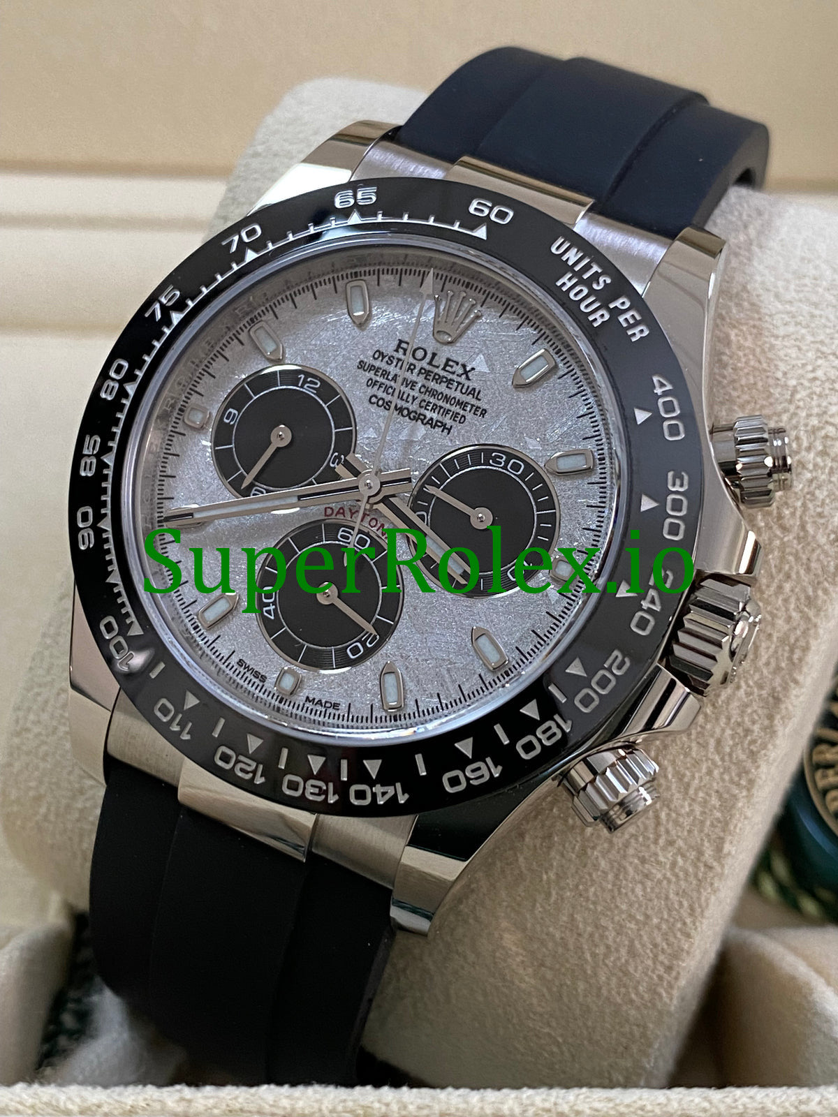 Rolex Cosmograph Daytona 40 White Gold Meteorite Dial Ref.116519LN
